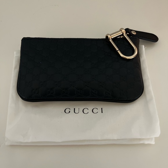 Authentic Gucci Guccissima Key chain Card holder - Picture 2 of 7